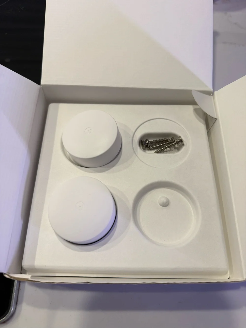 Google Nest Temperature Sensor Pack — White